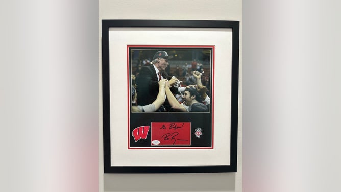 A picture of my signed Bo Ryan memorabilia. (Credit: David Hookstead)