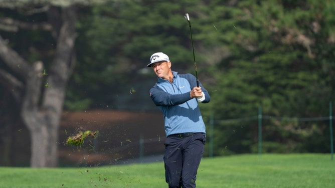 Alex Noren at the 2024 AT&T Pebble Beach Pro-Am. (Kyle Terada-USA TODAY Sports)