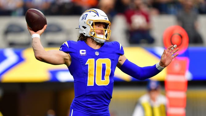 Former NFL wide receiver created #CTESPN and he thinks the Chargers want to trade Justin Herbert to the Minnesota Vikings. 