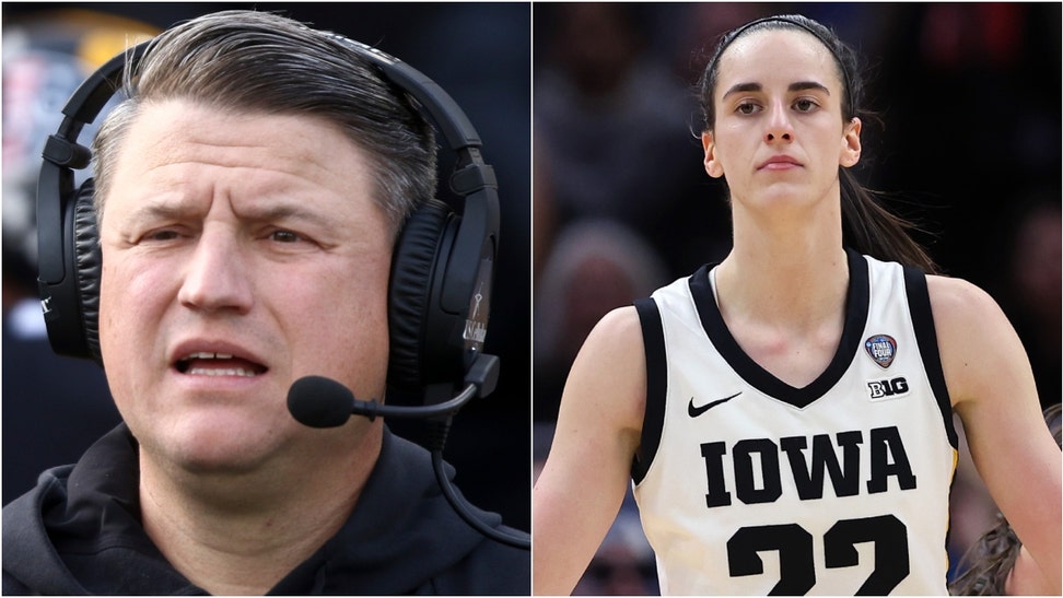 Brian Ferentz was mocked at the Iowa/UConn Final Four game. (Credit: Getty Images)