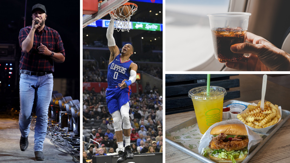 Luke Bryan Takes A Tumble, Russell Westbrook Loves His Sweater, Fast Food Feuds & How To Get Free Plane Drinks