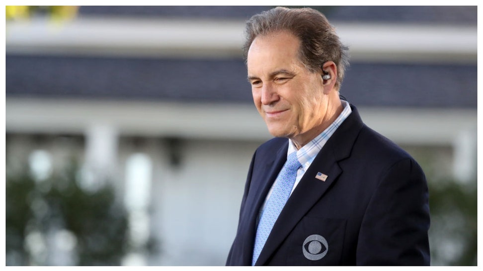 Jim Nantz was juiced up for the resumption of The Masters Friday morning and got a little loosey-goosey with one phrase. 