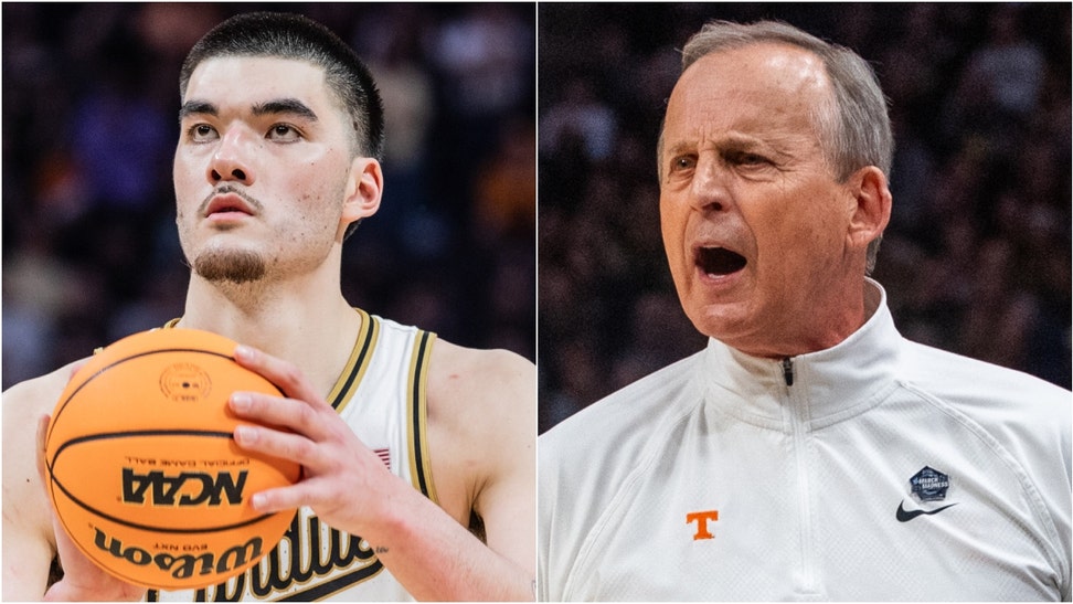 Purdue star Zach Edey called out Rick Barnes after beating Tennessee. He said Barnes overlooked him. (Credit: Getty Images)