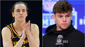 Caitlin Clark apparently told Cooper DeJean that she could beat him in basketball. Who would win? (Credit: Getty Images)