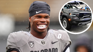 Travis Hunter's Fiancée Surprises Him With Custom Pickup Truck For His 21st Birthday