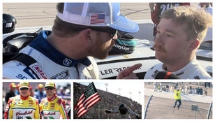 Brad Keselowski finally won again in NASCAR, but angry Ryan Blaney and a heated pit road exchange stole the show. 