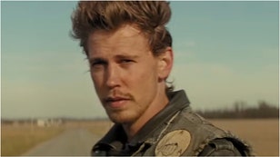 Watch a new trailer for "The Bikeriders" with Austin Butler and Tom Hardy. What is the movie about? When does it come out? (Credit: Screenshot/YouTube video https://www.youtube.com/watch?v=eSBXPJqImZM)