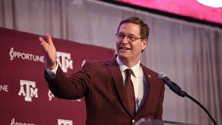 Texas A&M athletic director Trev Alberts says college athletics has an expense problem, not revenue, at SEC meetings