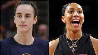 A'ja Wilson made some insane claims about Caitlin Clark and her popularity being tied to being white. What did she say? (Credit: Getty Images)