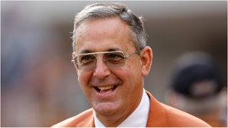 Texas AD Chris Del Conte threw major shade at some SEC rivalries during an interview with Paul Finebaum. Watch a video of his comments. (Credit: Getty Images)