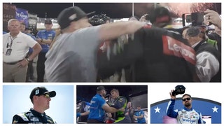 Kyle Busch wrecked Ricky Stenhouse Jr. on Lap 2 of the NASCAR All-Star race, so Stenhouse, and his father, attacked Busch after the race. 