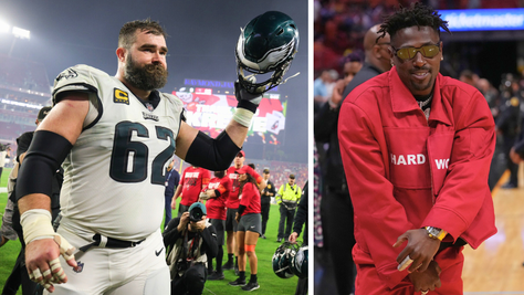 Jason Kelce 'Virtually Guarantees' He Has CTE, Antonio Brown Weighs In