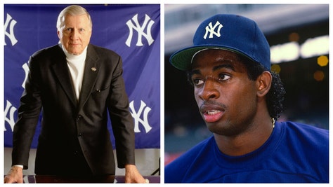 GEORGE STEINBRENNER NEW YORK YANKEES DEION SANDERS