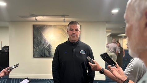 Florida head coach Billy Napier speaks with the media about the lawsuit filed against him by Georgia QB Jaden Rashada