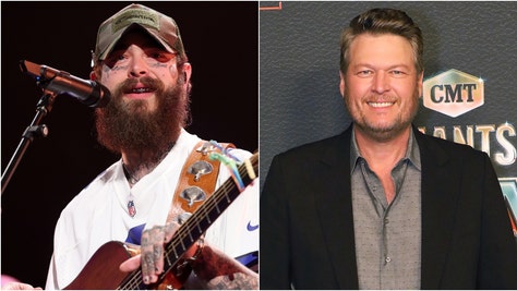 Post Malone tweeted a short video teasing a song with Blake Shelton. Listen to the preview. When will the song come out? (Credit: Getty Images)
