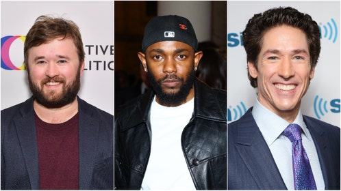 Rapper Kendrick Lamar seemingly mixed up Joel Osteen and Haley Joel Osment on his new song "Euphoria." (Credit: Getty Images)