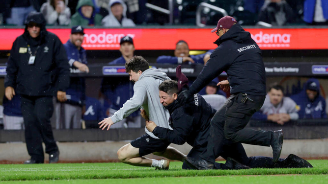 Resilient Fan Storms Field, Tackled Twice By Security At Mets Game