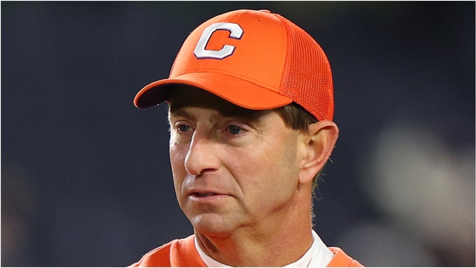 Clemson football coach Dabo Swinney dropped an incredible quote about how every player is a transfer. Watch a video of his comments. (Credit: Getty Images)