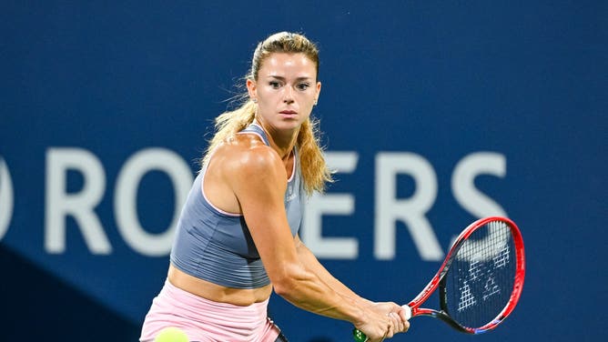 italian tennis player and lingerie model camila giorgi