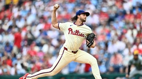 Phillies RHP Aaron Nola throws a pitch vs. the Milwaukee Brewers at Citizens Bank Park in Philadelphia. (Kyle Ross-USA TODAY Sports)