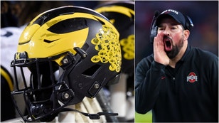 Michigan QB commit Brady Hart took a shot at Ohio State after committing to the Wolverines. What did he say? (Credit: Getty Images and USA Today Sports Network)