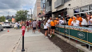 Tennessee and Texas A&M fans takeover Omaha for the College World Series. Via Trey Wallace