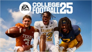 "College Football 25" reportedly doesn't include the Horns Down sign. Why isn't the popular sign against Texas included? (Credit: EA Sports)