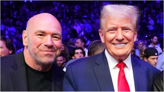 Dana White reacts to Donald Trump's fighting league pitch. (Credit: Getty Images)