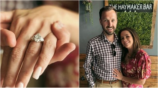 OutKick's David Hookstead is engaged to Shelby Talcott, and he breaks down the secret operation conducted to pop the question. (Credit: David Hookstead)