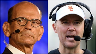 Paul Finebaum made a very bold claim about Lincoln Riley's job status at USC. Will the Trojans fire Riley? (Credit: USA Today Sports Network)