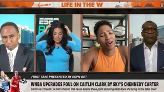 Things got personal on First Take this morning over Caitlin Clark and the ESPN show quickly went south. 