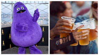 METS GRIMACE DRINKING