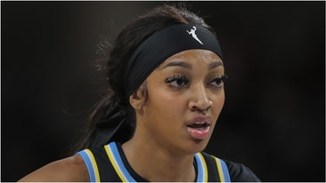 Chicago Sky player Angel Reese was torched on social media after being ejected during a loss to the New York Liberty. Check out the best reactions. (Credit: Getty Images)
