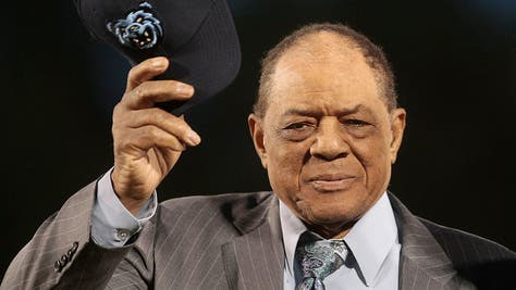 The passing of Willie Mays was announced during a minor league game at Rickwood Field on Tuesday night in Birmingham, Alabama