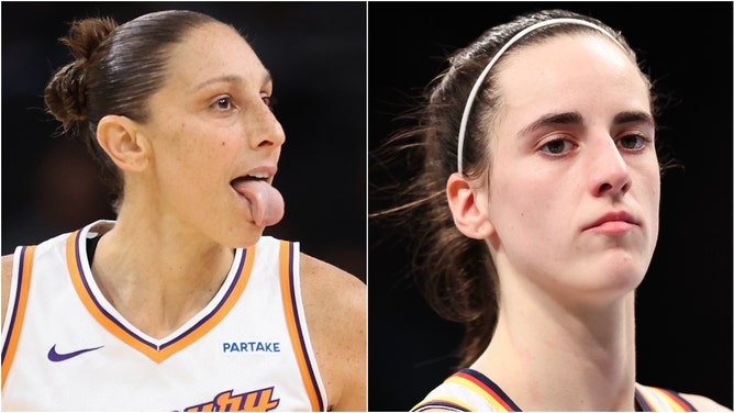 Diana Taurasi, Caitlin Clark. (Credit: Getty Images)