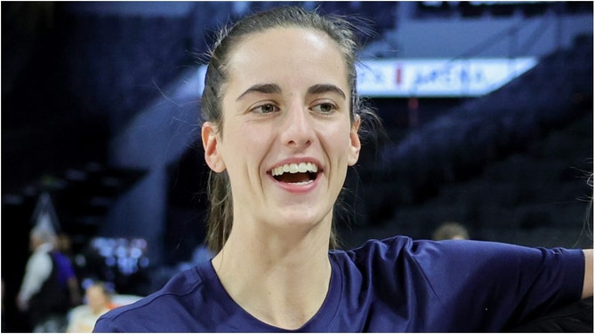 NBA commissioner Adam Silver shared some common sense on Caitlin Clark and her future in the WNBA. Watch a video of his comments. (Credit: Getty Images)