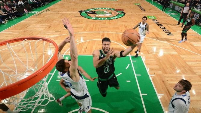 The Celtics host the Dallas Mavericks for Game 1 of the 2024 NBA Finals at TD Garden in Boston Thursday, June 6th. (Brian Babineau/NBAE via Getty Images)