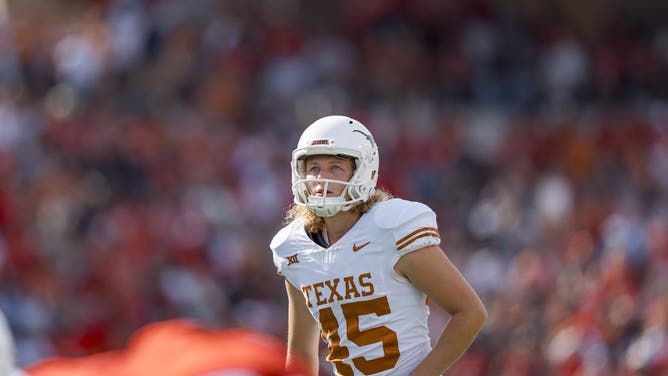 Bert Auburn earned a scholarship to keep kicking for the Texas Longhorns. (Photo by The University of Texas Athletics/University Images via Getty Images)