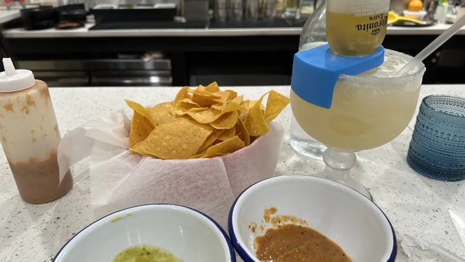 A look at a coronarita and chips at my favorite Mexican place. (Credit: David Hookstead)