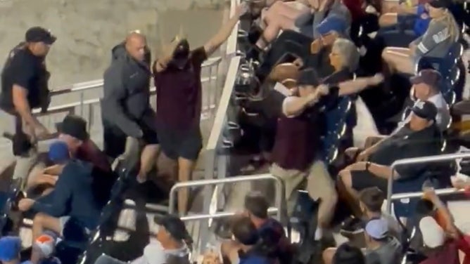 Two Texas A&M fans were tossed from the College World Series after taunting and yelling at Florida coaches. Via: Darren Stoltzfus