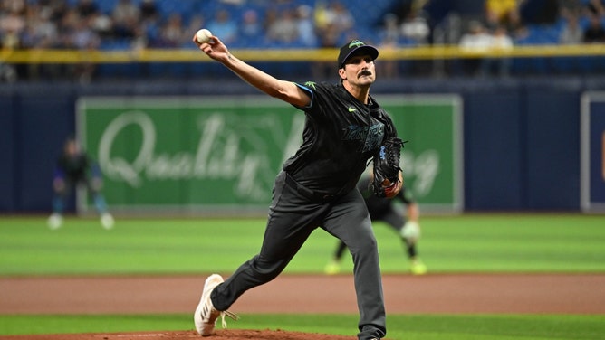 Tampa Bay Rays RHP Zach Eflin throws a pitch against the Chicago White Sox at Tropicana Field in Florida. (Jonathan Dyer-USA TODAY Sports)