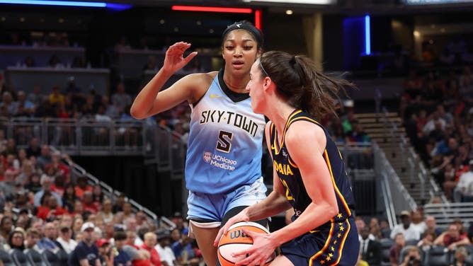 After the Indiana Fever defeated the Chicago Sky on Sunday, Caitlin Clark praised what Angel Reese has done for women's basketball.