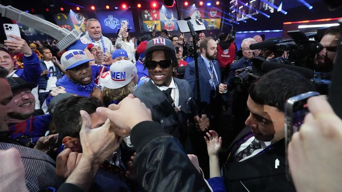 HBO Max dropped the trailer for "Hard Knocks: Offseason with the New York Giants," which premieres on July 2 and features the drafting of LSU wide receiver Malik Nabers (pictured, center).