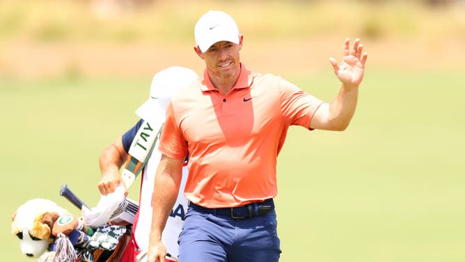 Rory McIlroy is the co-leader after the first round of the U.S. Open just days after announcing that he and his wife are not getting divorced.