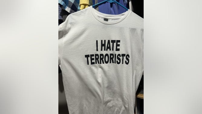 I hate terrorists shirt. (Credit: David Hookstead)