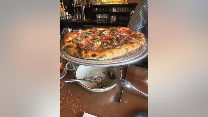 Pizza at the Little Grand. (Credit: David Hookstead)