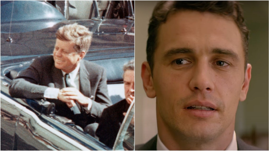 "11.22.63" is a great series. (Credit: Getty Images and YouTube video screenshot/https://www.youtube.com/watch?v=Pn5sa8gq5cU)