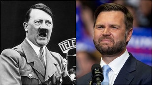 Social media is destroying a man for seemingly implying J.D. Vance likes Nazi memorabilia. Check out the best reactions. (Credit: Getty Images)