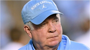 UNC football coach Mack Brown slammed coaches using his age against him in recruiting. Who are the coaches doing it? (Credit: Getty Images)