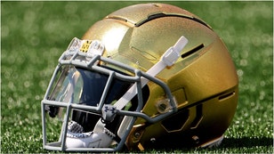 Notre Dame unveils ugly football uniforms. (Credit: Getty Images)